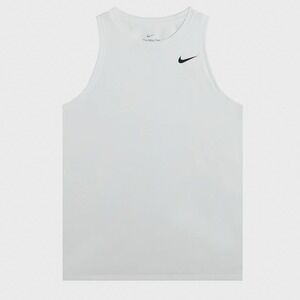 Nike Womens Dri-FIT Training Tank Top White Swoosh 405657-100 Size Small NWT